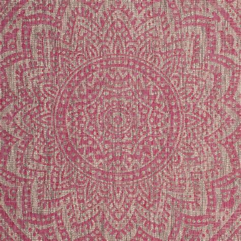 Safavieh Courtyard 9 X 12 Ft Light Gray Fuchsia Indoor Outdoor Medallion Area Rug Cy8734 39712