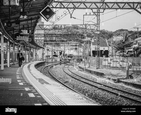 Daibutsu Railway Black And White Stock Photos Images Alamy