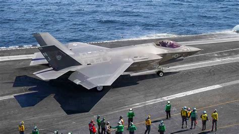 The Dangerous Process Of Launching Advanced Stealth Fighter Jet From US