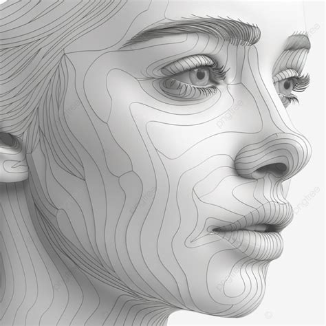 Face Drawing Abstract Faces, Face Drawing, Abstract, Face Sketch PNG ...