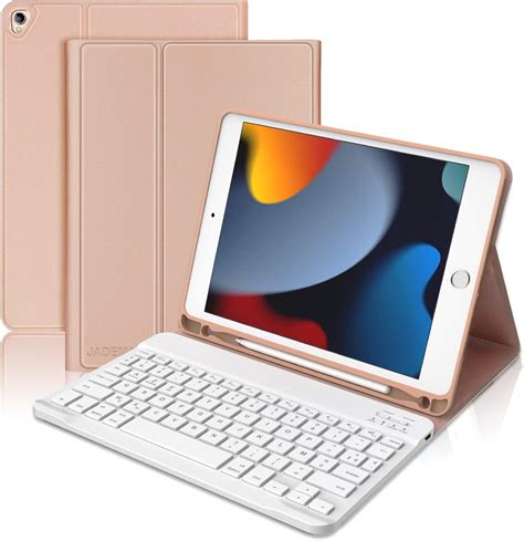 JADEMALL Coque Clavier pour iPad 9ème Generation 2021 iPad 8ème