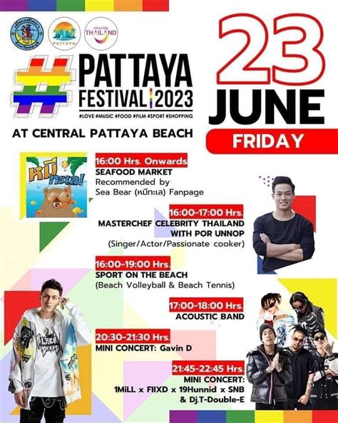 heute beginnt das pattaya festival thailand