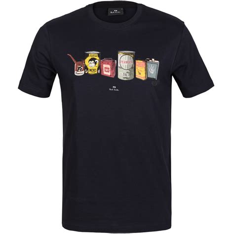 Organic Cotton Oil Cans Print T Shirt T Shirts And Polos Short Sleeve T