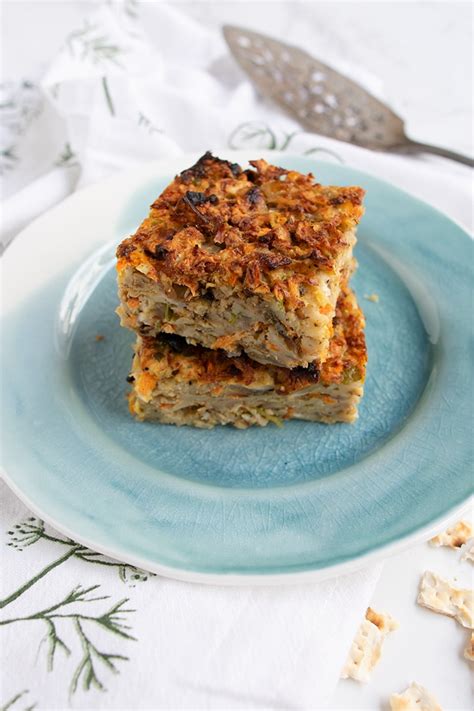 Savory Matzo Farfel Kugel For Passover OMG Yummy