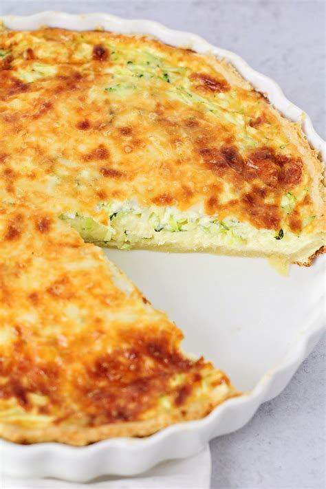 Cheesy Zucchini Quiche The Baker Upstairs