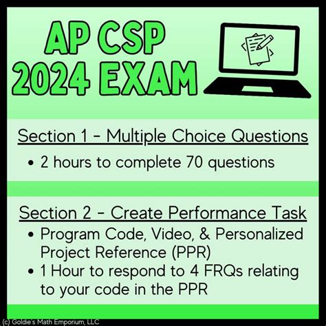 Ap Computer Science Principles Exam Computer Science Exam