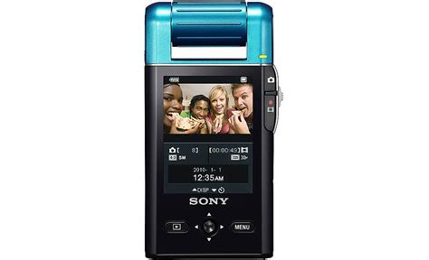 Sony MHS-PM5 bloggie™ (Blue) Ultra-compact HD camcorder at Crutchfield