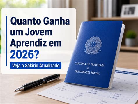 Quanto Um Jovem Aprendiz Ganha Por Mês - Quanto Ganha um Jovem Aprendiz em 2026? Salário Atualizado