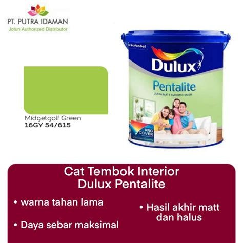 Cat Interior Premium Dulux Pentalite 16GY 54 615 Midgetgolf Green