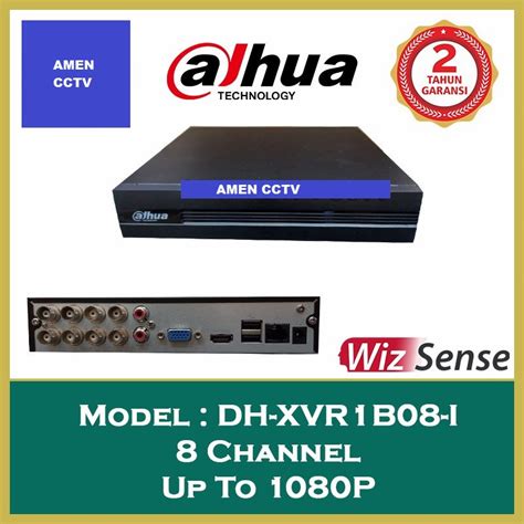 Jual Dvr Chanel Dahua Dh Xvr B I Dvr Cctv Garansi Resmi Tahun