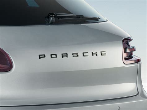 Buy Porsche Macan B Mk Rear Boot Lid Badges Design