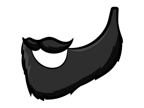 Black Beard Mustache Hipster Men 16461740 PNG