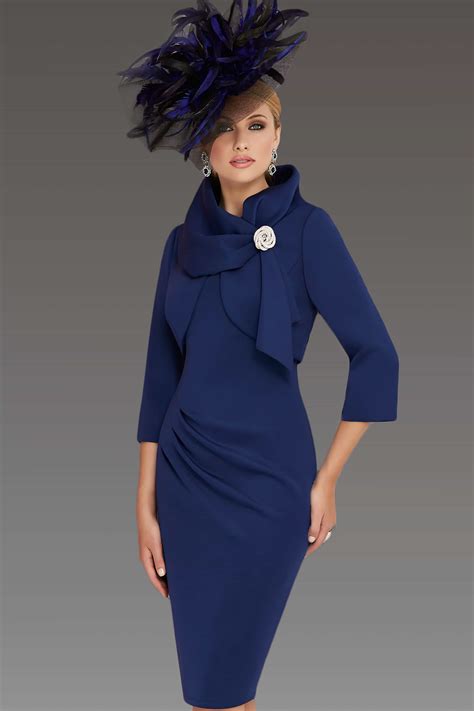 Short Fitted Dress With Matching Jacket 008651 Catherines Of Partick