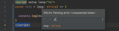 Typescript Eslint Parsing Error Unexpected Token Stack Overflow