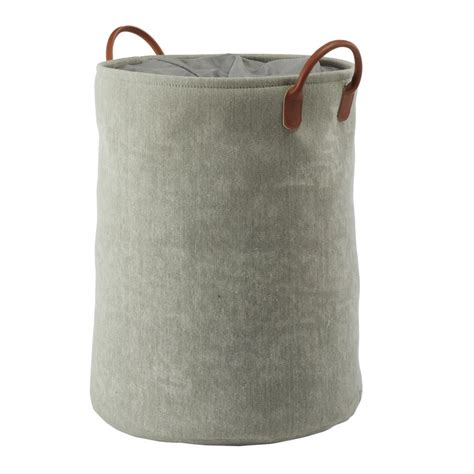 Laundry Basket Aquanova York Sage Green Etrias Brands