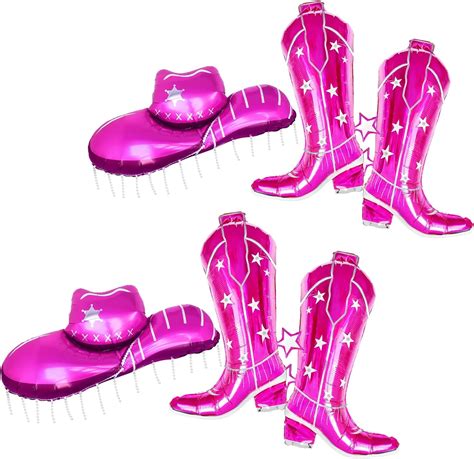 Amazon Cowgirl Boot Balloons Cowgirl Hat Balloons Pink Boot