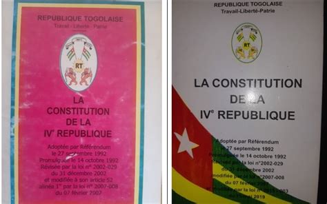 Nouvelle Constitution Le FCTD Dit NON Front Citoyen Togo Debout