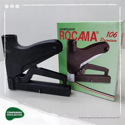 Grampeador Rocama Premium Companhia Dos Pl Sticos