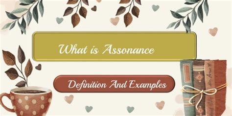 What is Assonance Definition And Examples 
