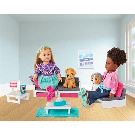 My Life As 15 Piece Living Room Play Set For 18 Inch Dolls