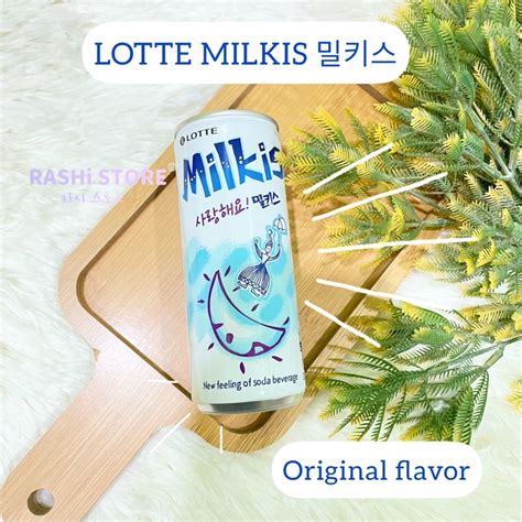 Lotte Milkis Original Flavor Soda Lime Carbonated Korean Drink Kpop Bts