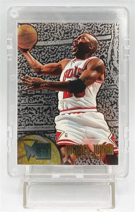 Fleer Metal Gold Ssp Michael Jordan Bulls Card