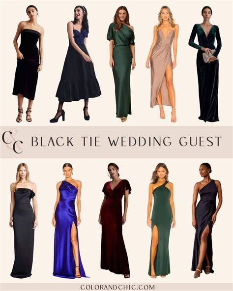 Stunning Black Tie Wedding Guest Dresses