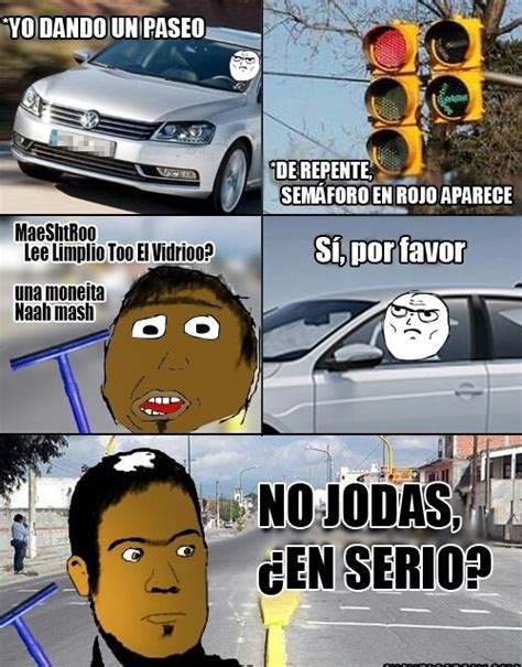 El Titulo Esta Limpiando Los Vidrios Del Coche Meme Subido Por XX