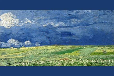 24x36 gallery poster, Wheatfield Under Thunderclouds, 1890 by Vincent van Gogh - Walmart.com