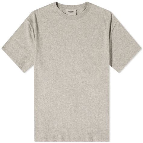 Fear Of God Essentials Tee Dark Heather Oatmeal End Global