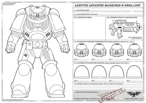 Primaris Space Marine Paint Planner