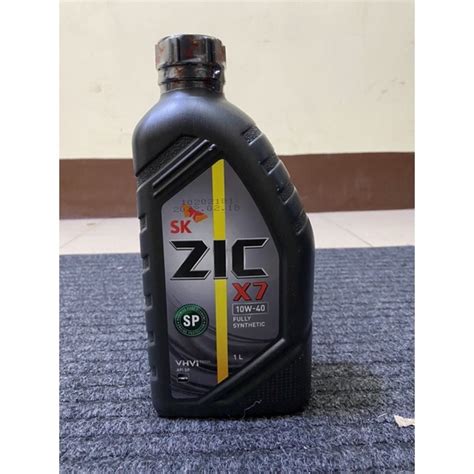 ZIC X7 10w40 FULLY SYNTHETIC GASOLINE ENGINE OIL 1L Shopee Philippines