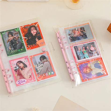 Kpop Binder Soporte Para Sesi N Fotogr Fica Carpetas Transparentes De