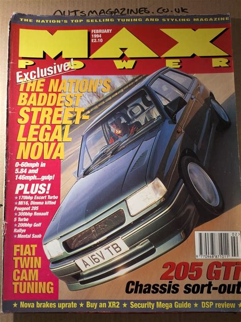 Max Power February 1994, , Exclusive! The Nation's Baddest Street