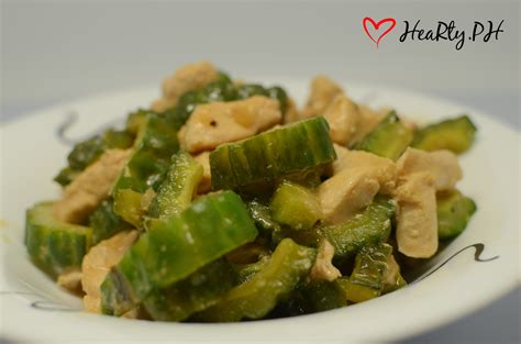 Chicken With Ampalaya In Oyster Sauce Hearty Ph