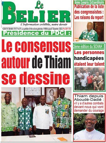 Titrologie D Cembre Revue De La Presse Ivoirienne Guikahu