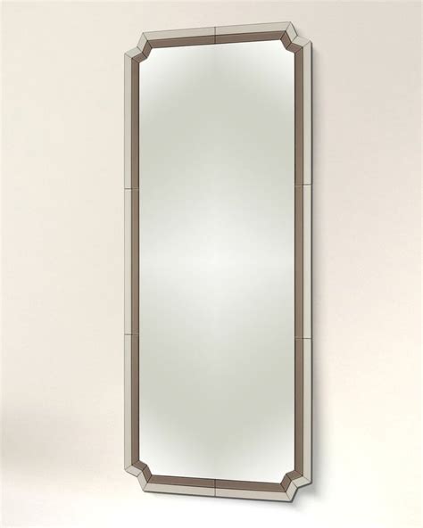 Aurora Grey Full Length Glass Wall Mirror Oliver Bonas IE Mirror