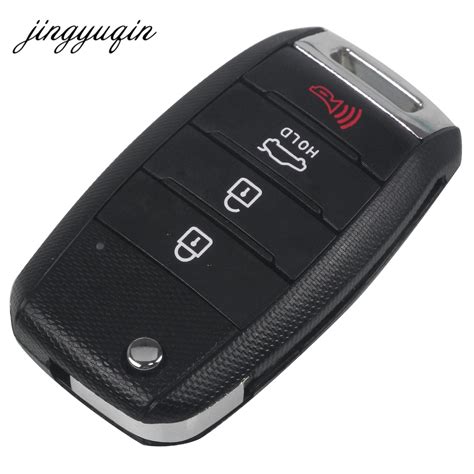 Jingyuqin Replacement Key Shell Fit For Kia Optima Sorento Soul Carens