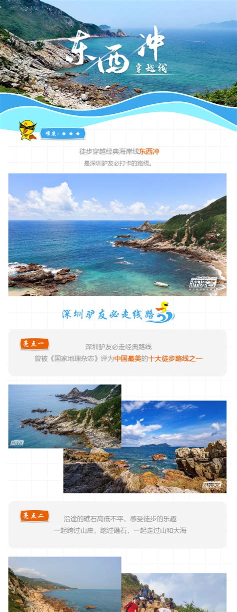 【穿越东西冲】3月：徒步穿越深圳经典海岸线，惊涛拍岸的壮观海景 游侠客旅行