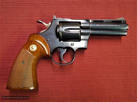 1977 Colt Python 4 Royal Blue 357 Magnum