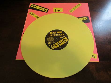 Popsike SEX PISTOLS Never Mind The Bollocks YELLOW Color Vinyl LP