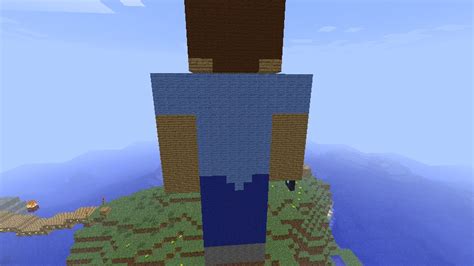 My S.P. steve statue. Minecraft Project