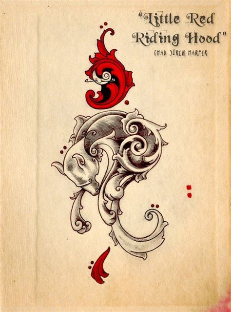 Red Riding Hood Tattoo Design 2 by collisionofpale on DeviantArt | Red ...