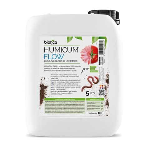 Biotica Humus Di Lombrico Liquido Naturale Biologico Italiano