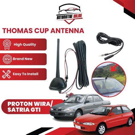 Thomas Cup Antenna For Proton Wira Satria Gti Shopee Malaysia