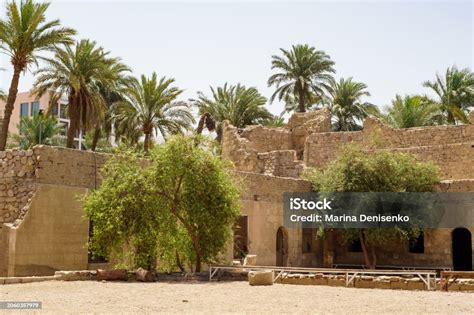 Antick Ruins Of Aqaba Fortress Walls Or Aqaba Castle Mamluk Castle ...