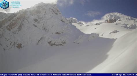 Altra Neve SullAppennino Abruzzese Bufera A Campo Imperatore E Il