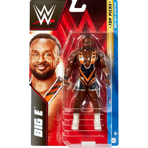 Mattel WWE Top Picks Posable Action Figure BIG E 6 Inch HKP70