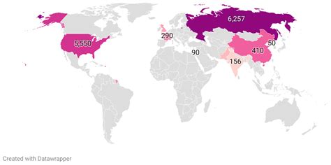 Countries With Nuclear Weapons 2024