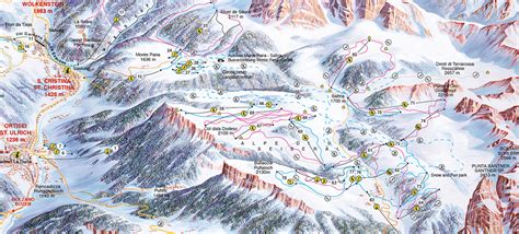 Alpe Di Siusi Ski Map